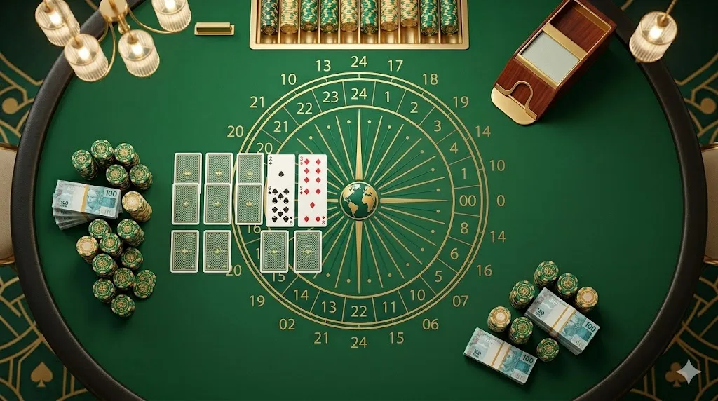 Onde jogar bacará ao vivo online no Brasil em 2026