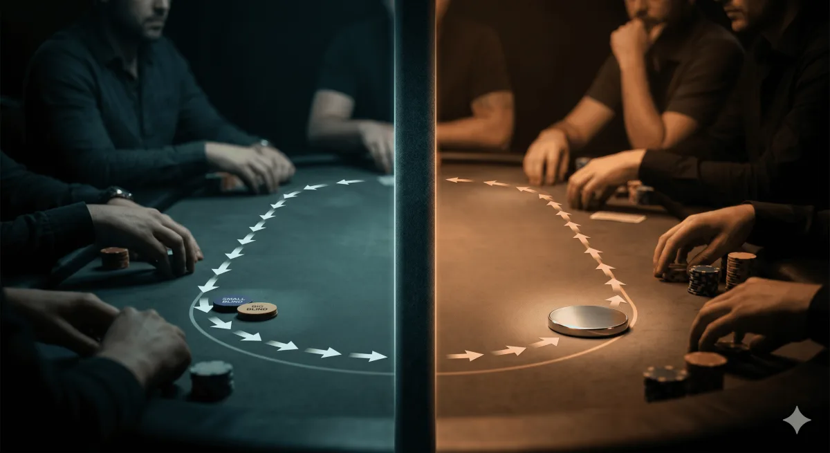 Pré-flop vs pós-flop: como a ordem das apostas muda no poker