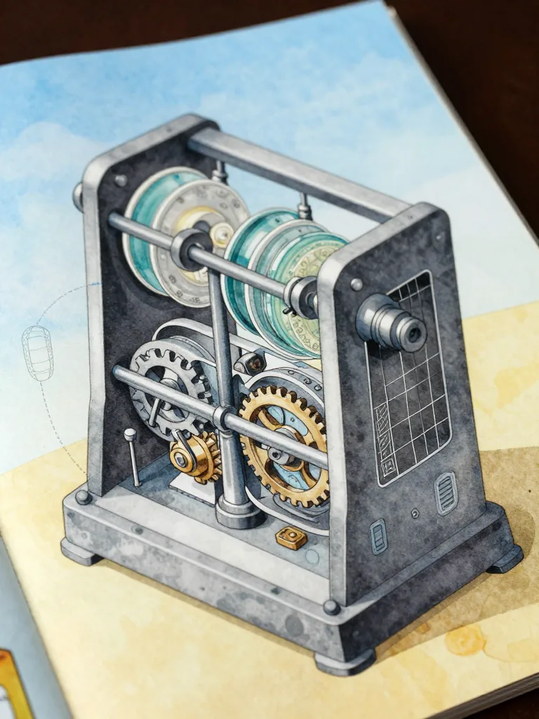 Mecânica do Razor Shark ilustrada