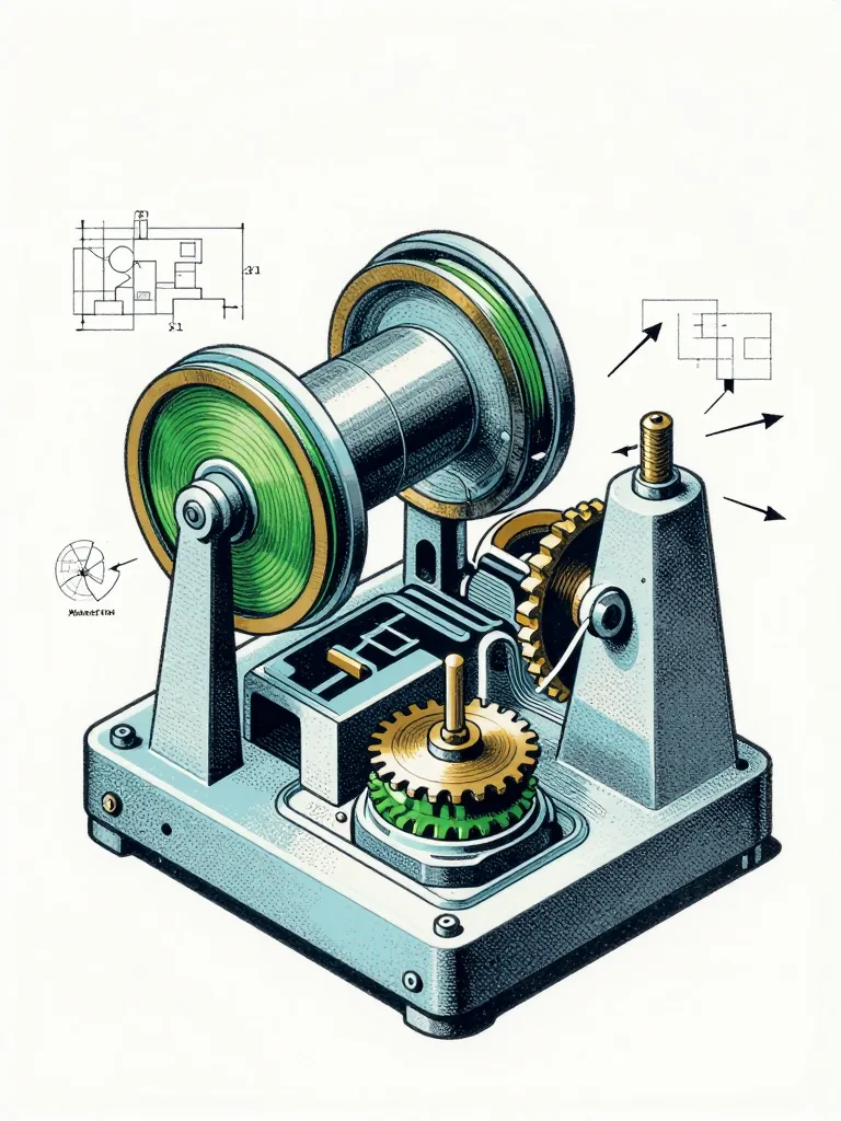 Mecânica do The Respinners ilustrada