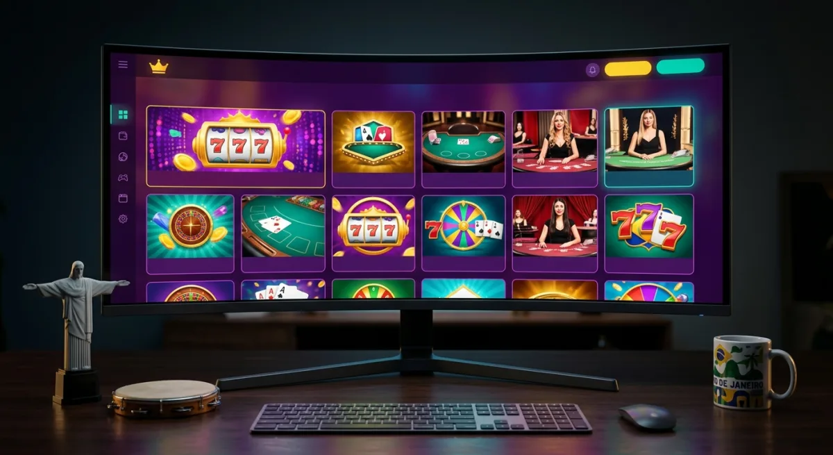 Jogos de cassino online mais populares no Brasil em 2026